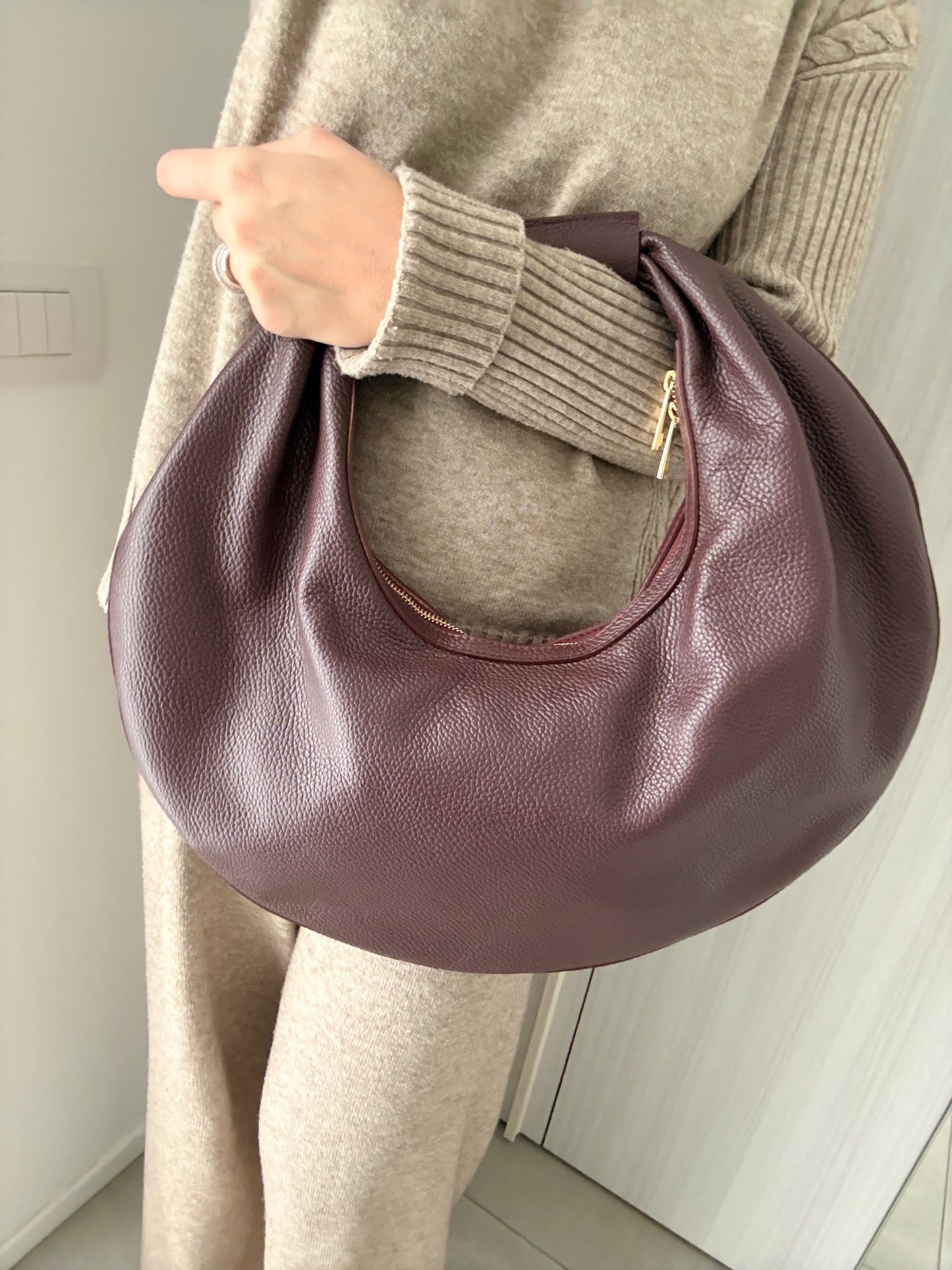 Mary bag Borgogna Fondente