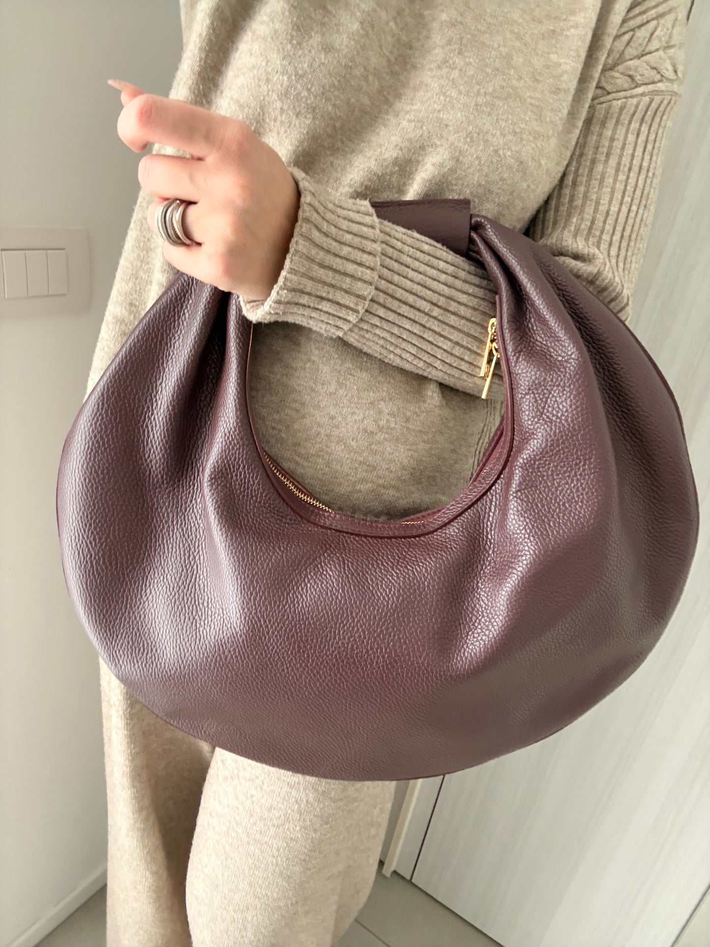 Mary bag Borgogna Fondente