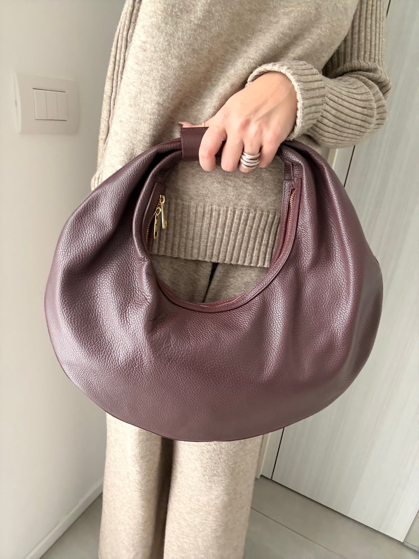 Mary bag Borgogna Fondente