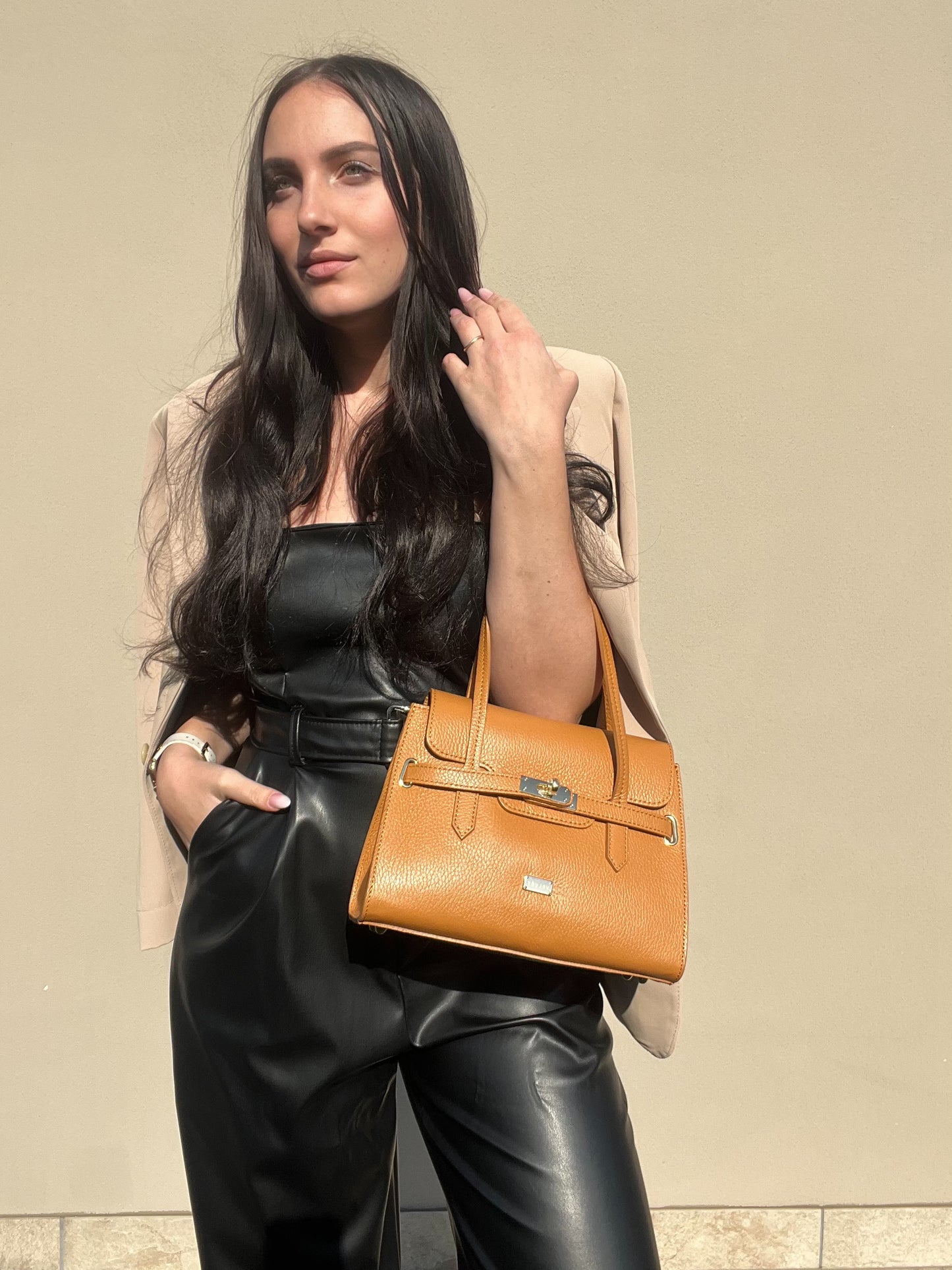 Kelly Bag Camel